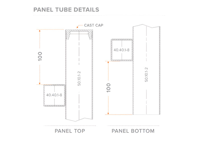 50x10 Aluminium Batten Fence Panel | Radiator Style 50mm Gap Australia