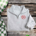 Alpha Gamma Delta Quarter Zip Pullover  - Alpha Gam