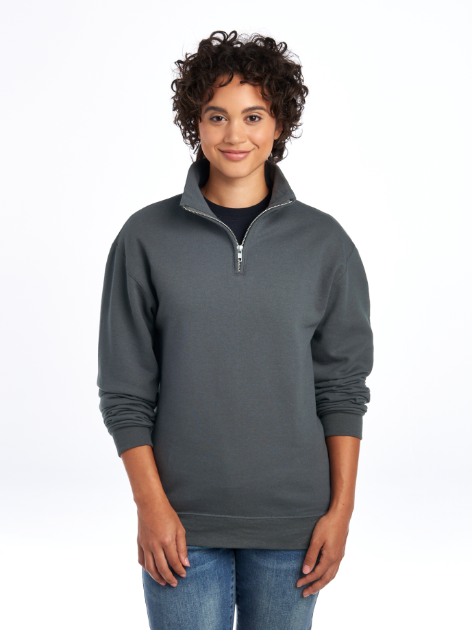 Alpha Gamma Delta Quarter Zip Pullover  - Alpha Gam