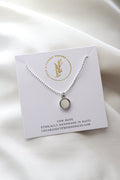 Angie Necklace - Silver Bone