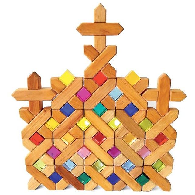 Bauspiel X Bricks 48pcs Happy Monkey Baby & Kids