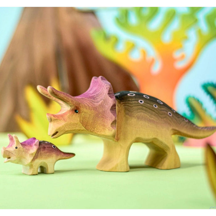 Bumbu | Wooden Triceratops Set