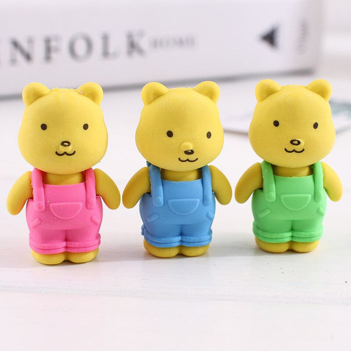 Cute Bear Erasers (3pcs) - Original Kawaii Pen