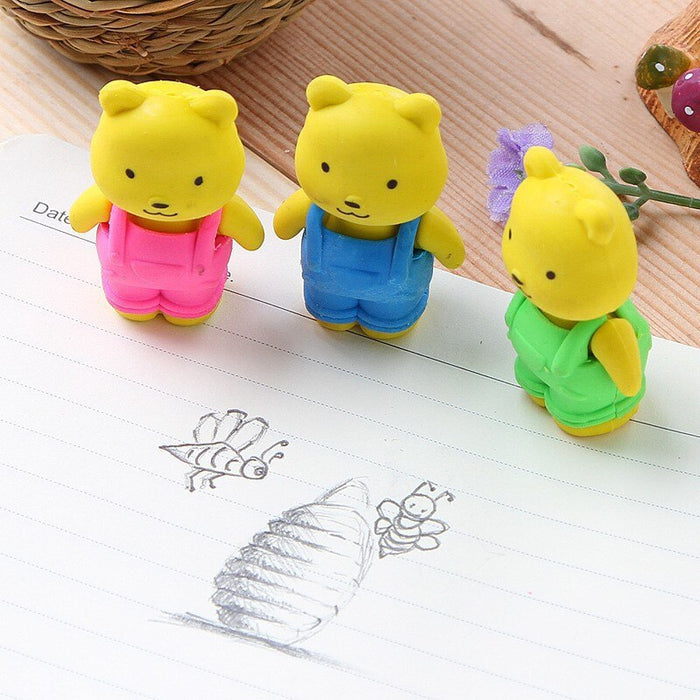 Cute Bear Erasers (3pcs) - Original Kawaii Pen