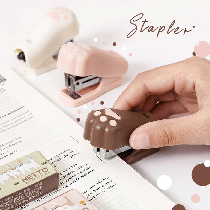 Cute Mini Cat Paw Staplers (3 Colors)