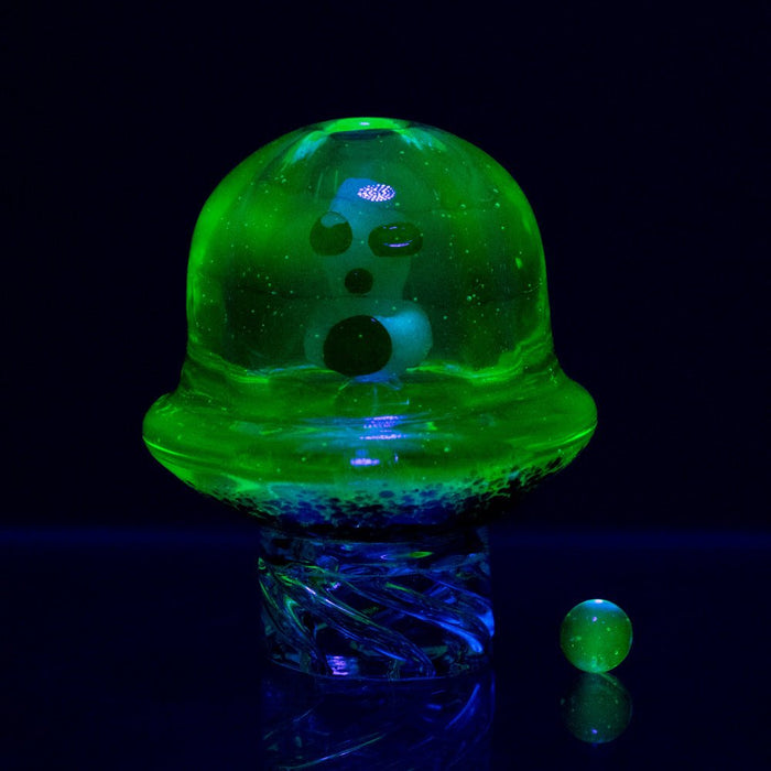 Empire Glassworks UV Illuminati Martian Spinner Cap