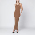 Entire Studios - Sand-colored sleeveless cotton-blend dress