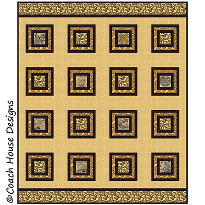 Framed Downloadable PDF Quilt Pattern