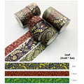 Gold Foiled Nature Washi Tape Set