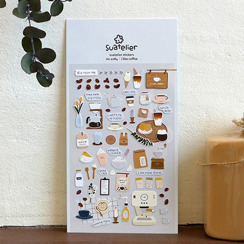 "I Like Coffee" Stickers