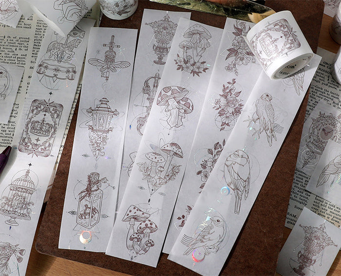 Japanese West Sea Notes Series Laser Masking Tapes - Original Kawaii Pen