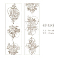 Japanese West Sea Notes Series Laser Masking Tapes - Original Kawaii Pen