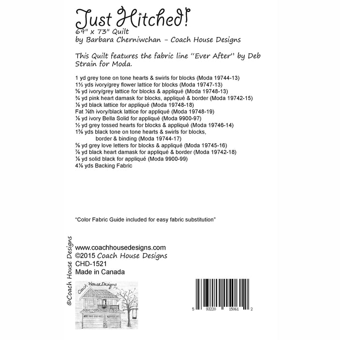 Just Hitched! Downloadable PDF Quilt Pattern