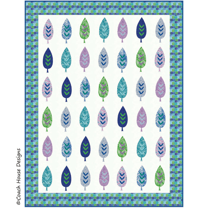 Leaves Downloadable PDF Quilt Pattern