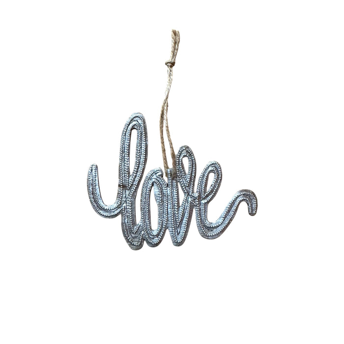 Love Ornament- Cursive