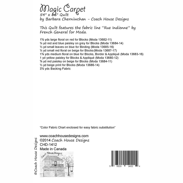 Magic Carpet Downloadable PDF Quilt Pattern