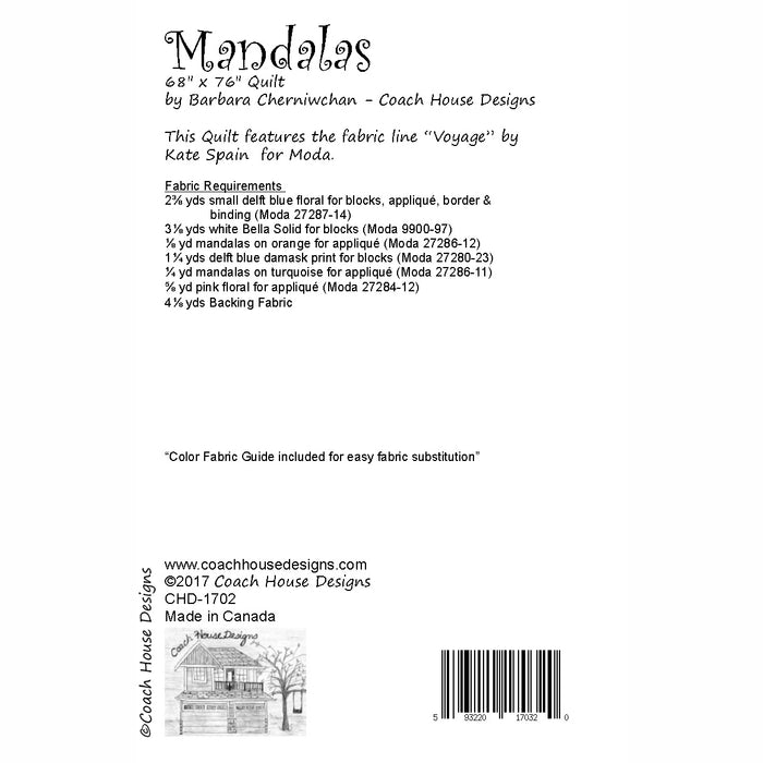 Mandalas Downloadable PDF Quilt Pattern
