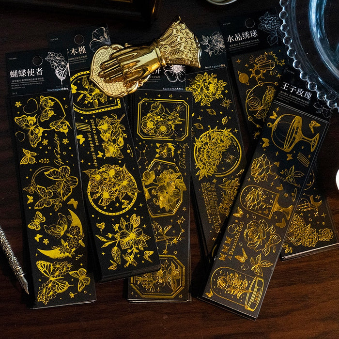Meteor Garden Series Large Gold Foiled Stickers - Limited Edition