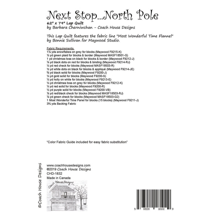 Next Stop....North Pole Downloadable PDF Quilt Pattern