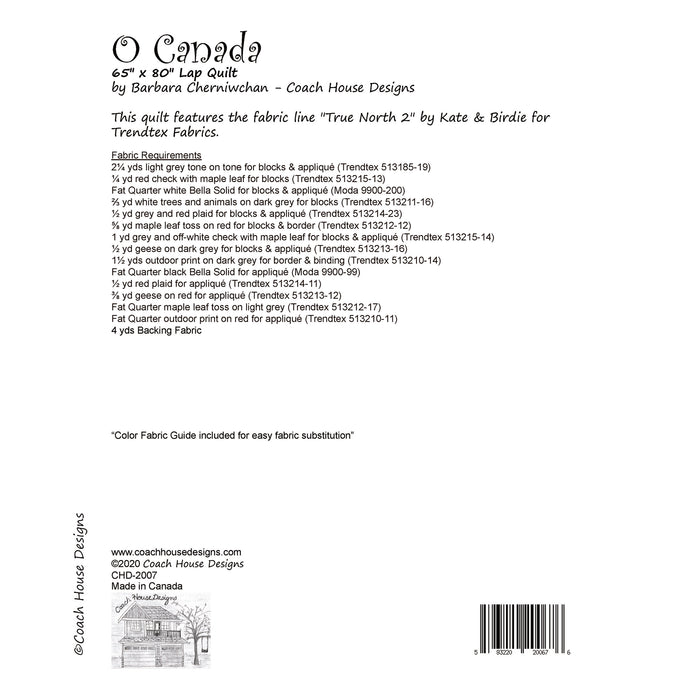 O Canada Quilt Pattern