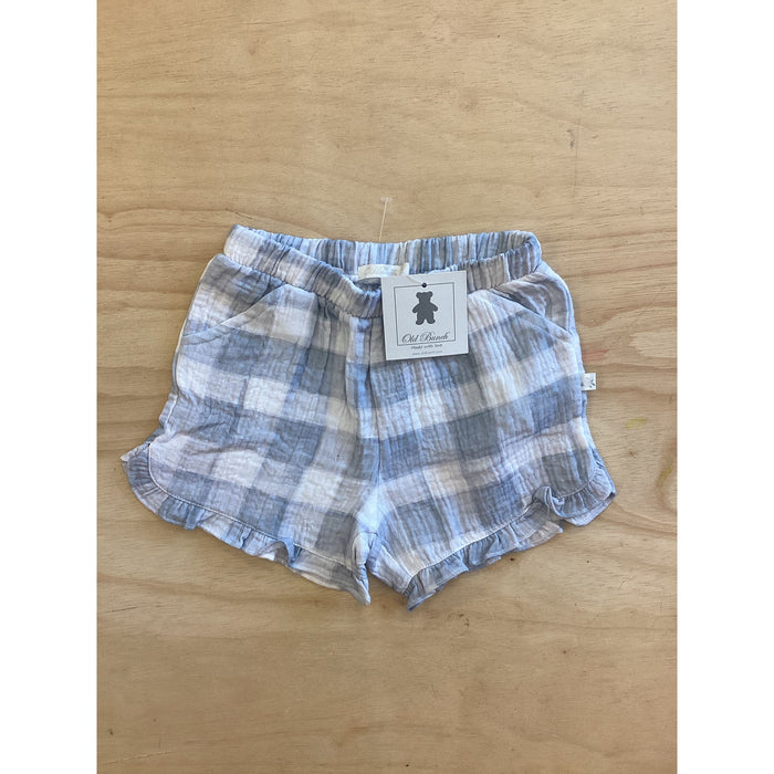Old Bunch l Short Gasa Cuadros Celestes