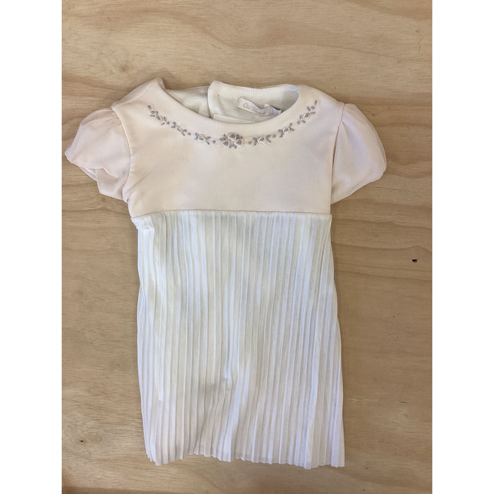 Old Bunch | Pleated Cap Sleeve Pink Dress