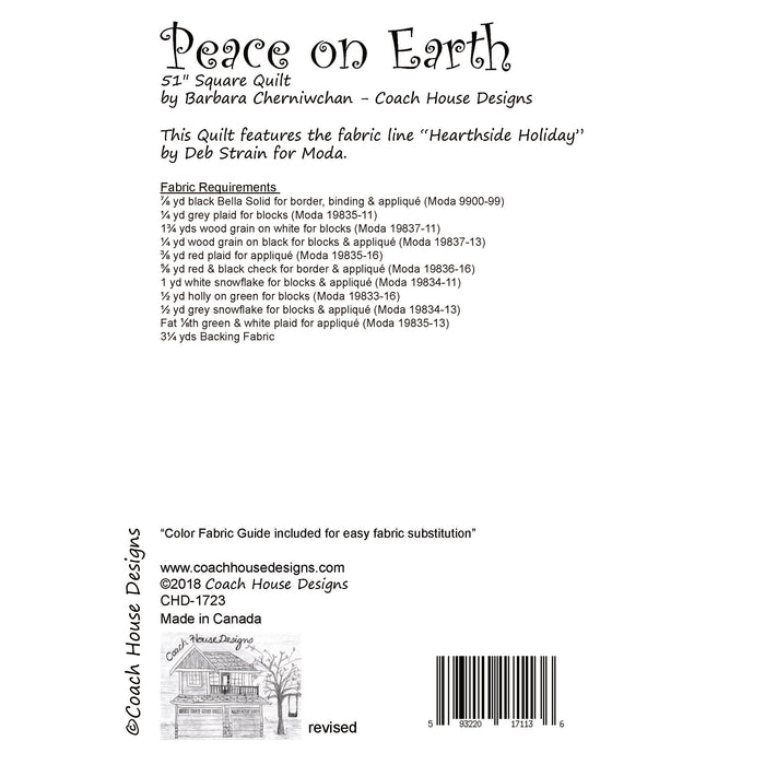 Peace on Earth Downloadable PDF Quilt Pattern