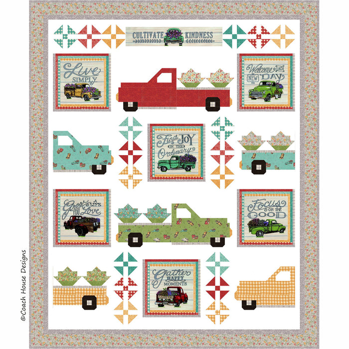 Pick Me Up Some Flowers Downloadable PDF Quilt Pattern