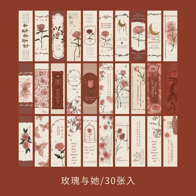 Rose Universe Bookmarks Sets