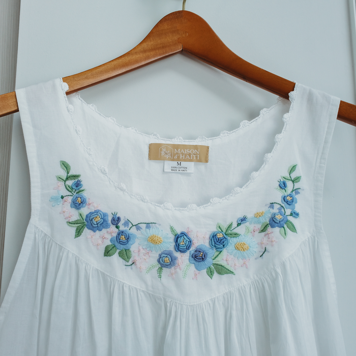 Rosebud Nightgown - Blue