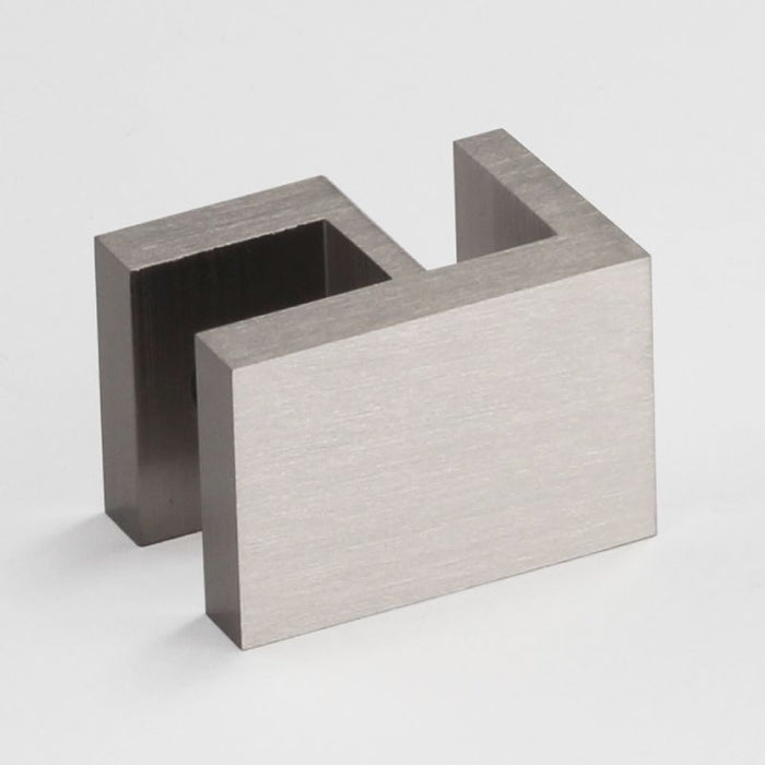 SHOWER GLASS HEADER BAR OVERPANEL FITTING SQUARE 10MM/10MM - Image 5