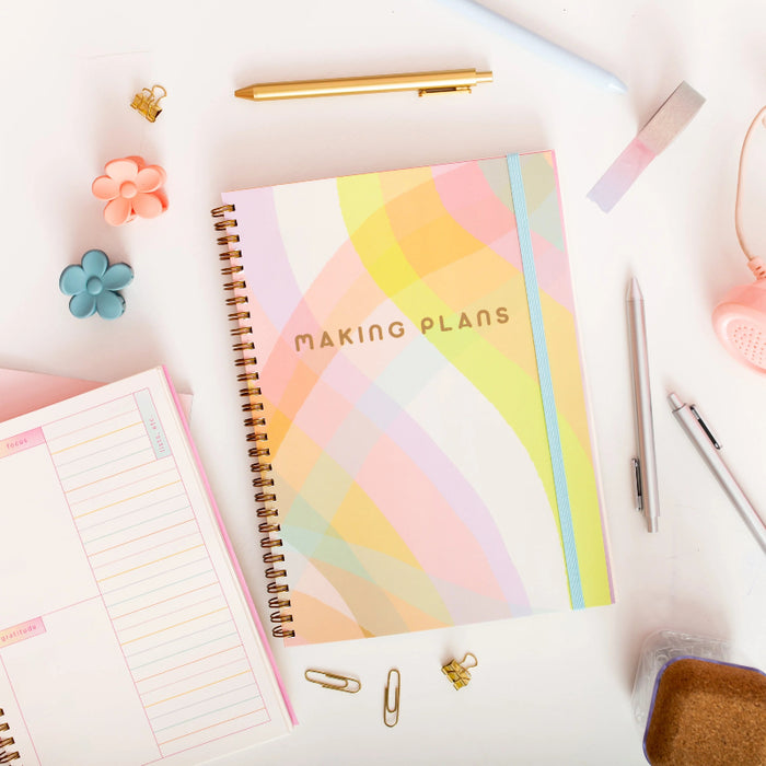 Undated Perpetual Planner - Rainbow Gradient Lifestyle 2