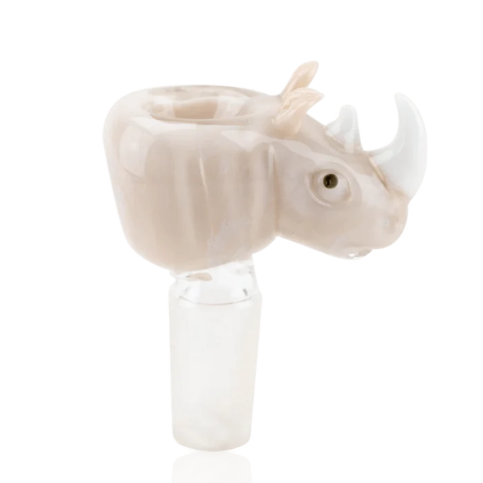 White Rhino Bowl Piece