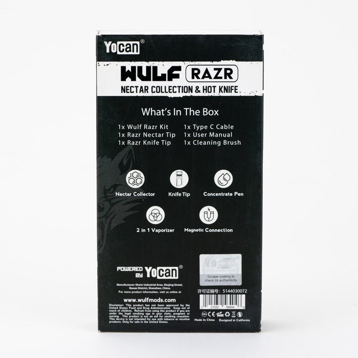 Wulf Mods RAZR Nectar Collector Vaporizer and Hot Knife - Empire Smokes